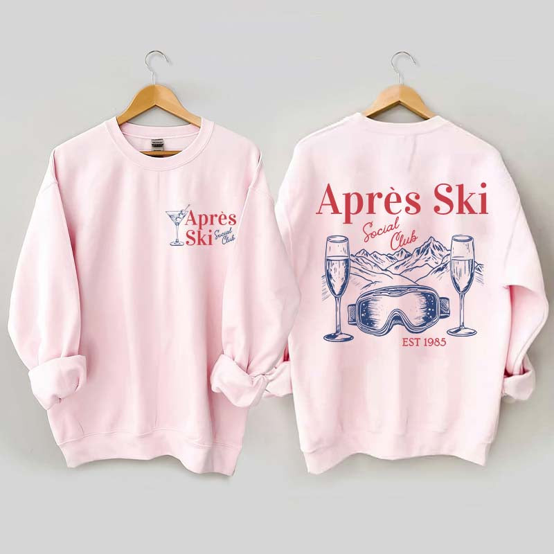 Apres Ski Social Club Mountain Cabin Sweatshirt