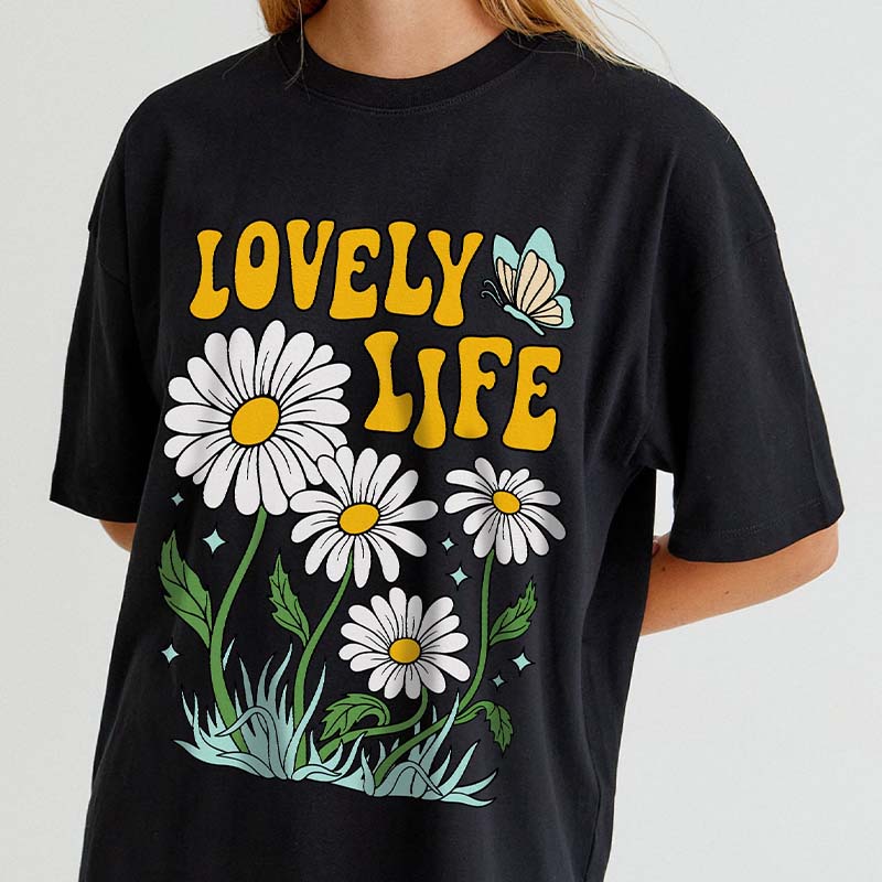 Lovely Life Hippie Floral T-Shirt