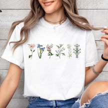 Spring Comfort Colors Wildflowers T-Shirt