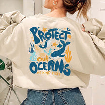 Protect Our Oceans Save The Shark Sweatshirt