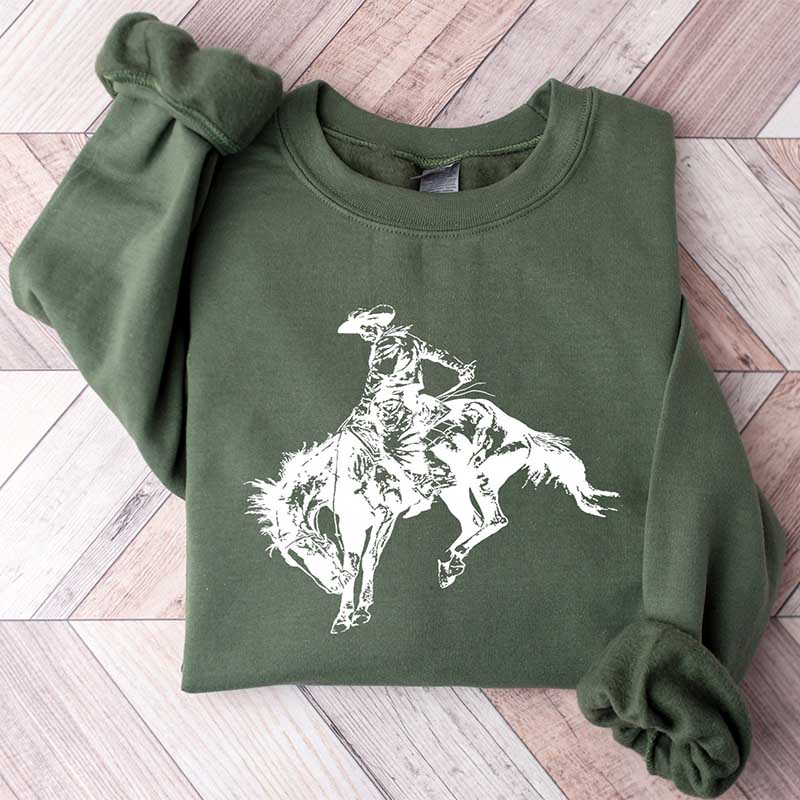 Rodeo Country Cowboys Western Sweatshirt