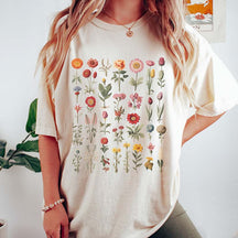 Colorful Garden Lover Wildflowers T-Shirt