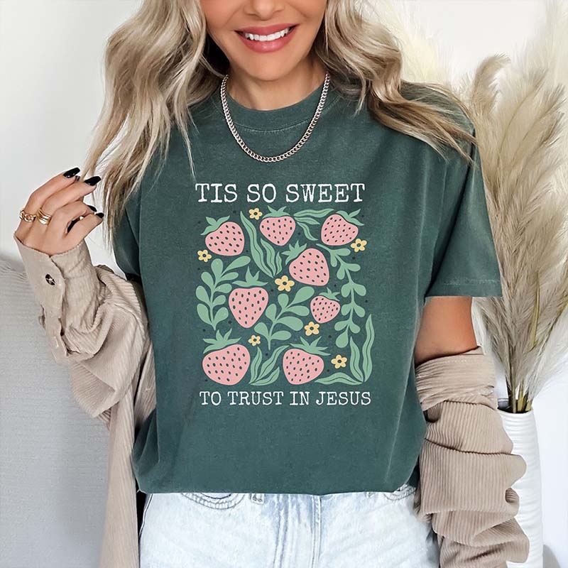 Tis So Sweet To Trust In Jesus Religious T-Shirt