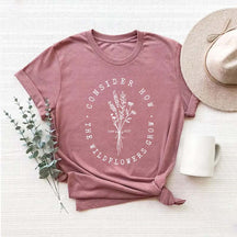 Bible Verse Wildflower Faith Prayer T-Shirt