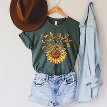 Sunflower Butterfly T-shirt