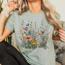 Wildflower Boho Cottagecore Vintage T-Shirt