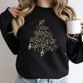 Christmas Tree Music Sweatshirt