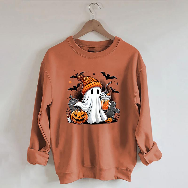 Cute Ghost Tombstone Sweatshirt