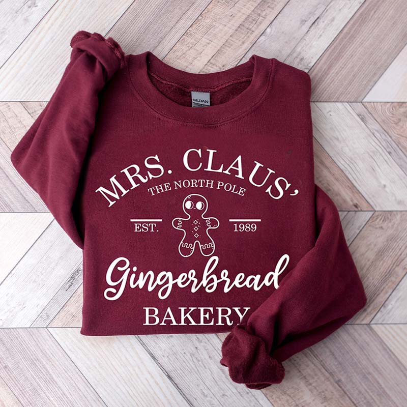 Santa Claus Gingerbread Christmas Sweatshirt