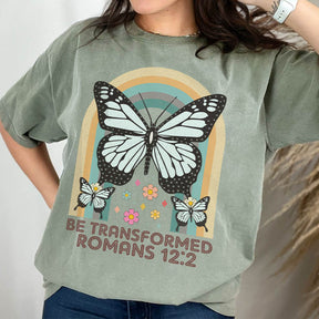 Be Transformed Butterfly Rainbow T-Shirt