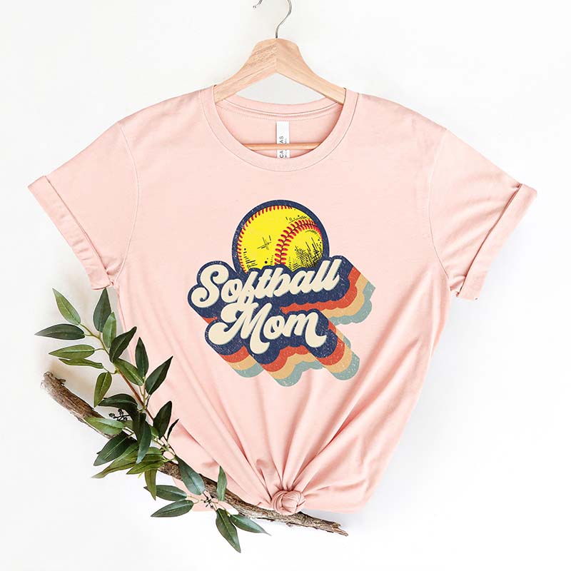 Softball Mom Mothers Day T-Shirt