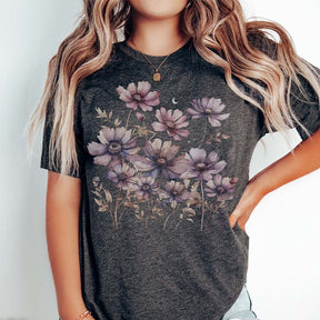 Boho Wildflowers Botanical Gardening Lover T-Shirt