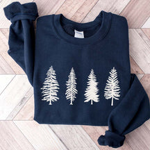 Camping Evergreen Pine Tree Sweatshirt