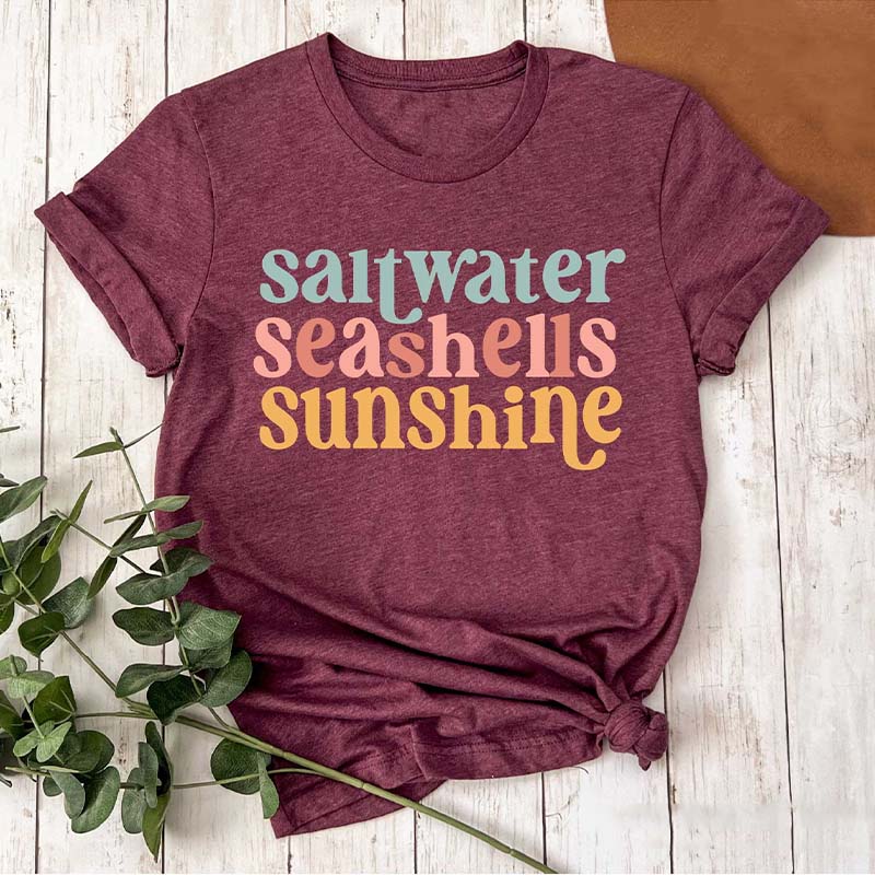 Saltwater Seashells Sunshine T-Shirt