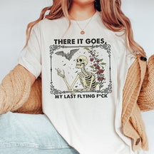 There It Goes My Last F*ck Funny Skeleton T-Shirt