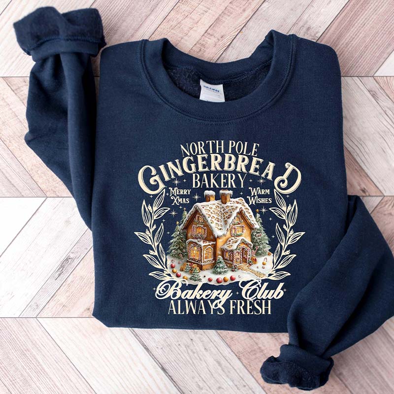 Gingerbread Christmas Houses Sweatshirt