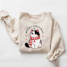 Cat Meowy Christmas Sweatshirt