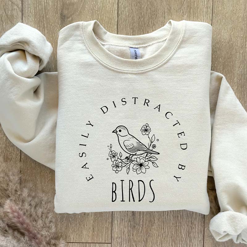 Distracted By Birds National Sweatshirt