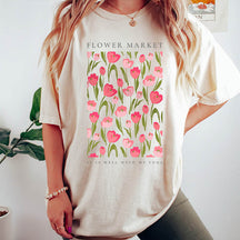 Tulip Floral It Is Well With My Soul T-Shirt