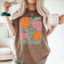 Flower Market Trendy Graphic T-Shirt