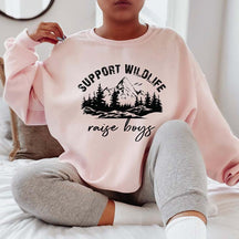 Support Wildlife Raise Boys Sweatshirt