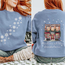 Book Lover Christmas Winter Sweatshirt