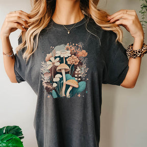 Mushroom Boho Botanical T-Shirt