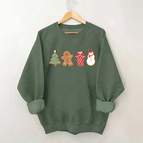 Cute Gingerbread Christmas Cookies Sweatshirt