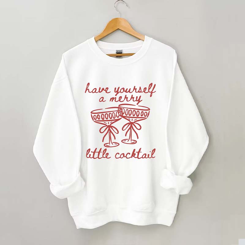 Christmas Cocktail Sweatshirt