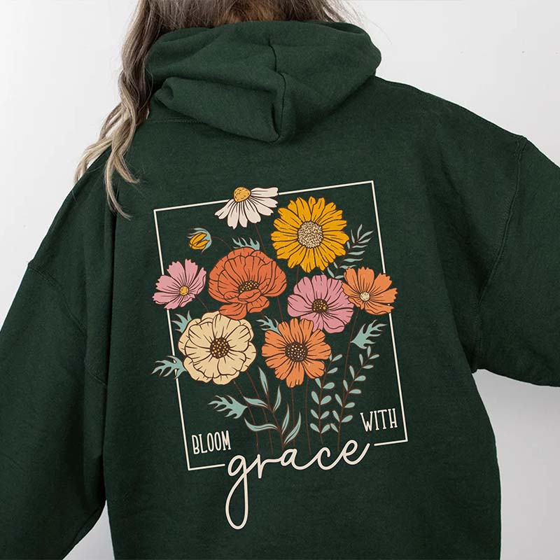 Aesthetic Bloom With Grace Hoodie