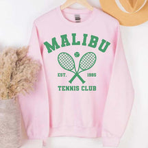 Vintage Malibu  Tennis Club Sweatshirt