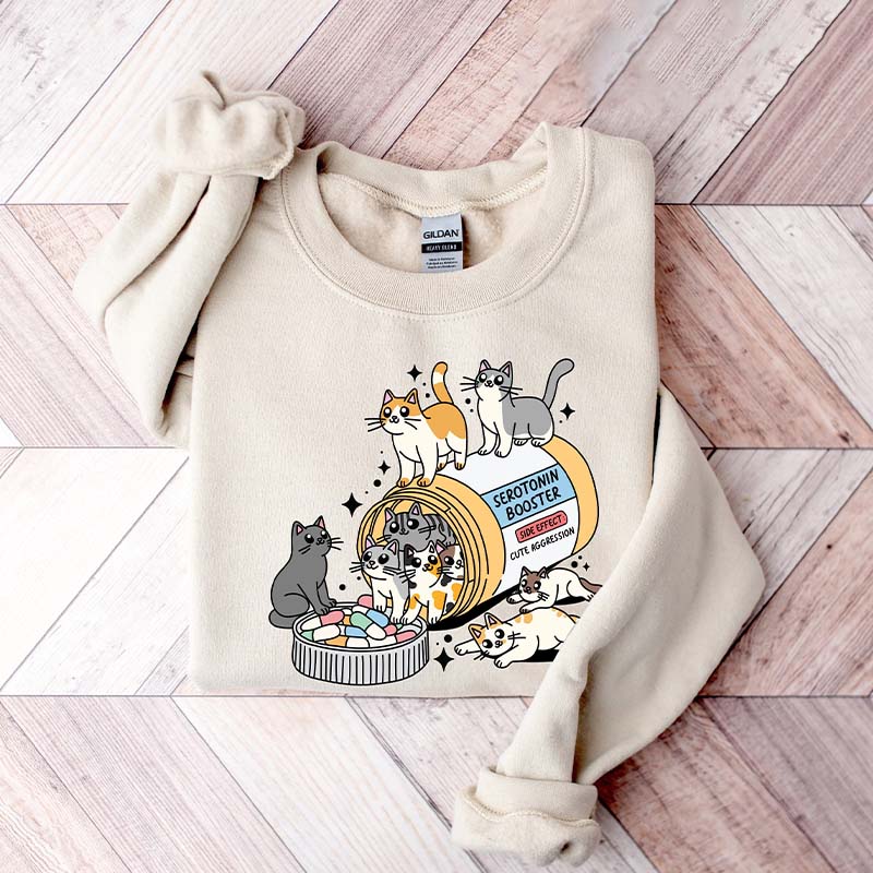 Antidepressant Cat Funny Sweatshirt