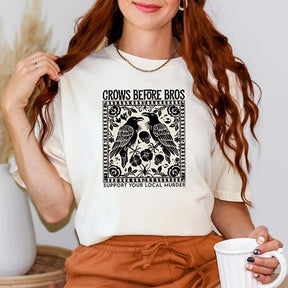 Crows Before Bros Support Local Murder T-Shirt