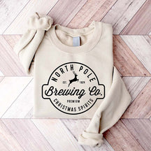 Brewing Co North Pole Christmas Sweatshirt