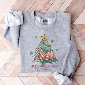 All Booked For Christmas Sweatshirt