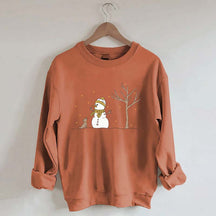 Christmas Snowman Dead tree Sweatshirt