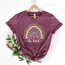 Be Kind Rainbow Spring Motivational T-Shirt