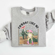 Cowboy Like Me Frog Sweatshirt