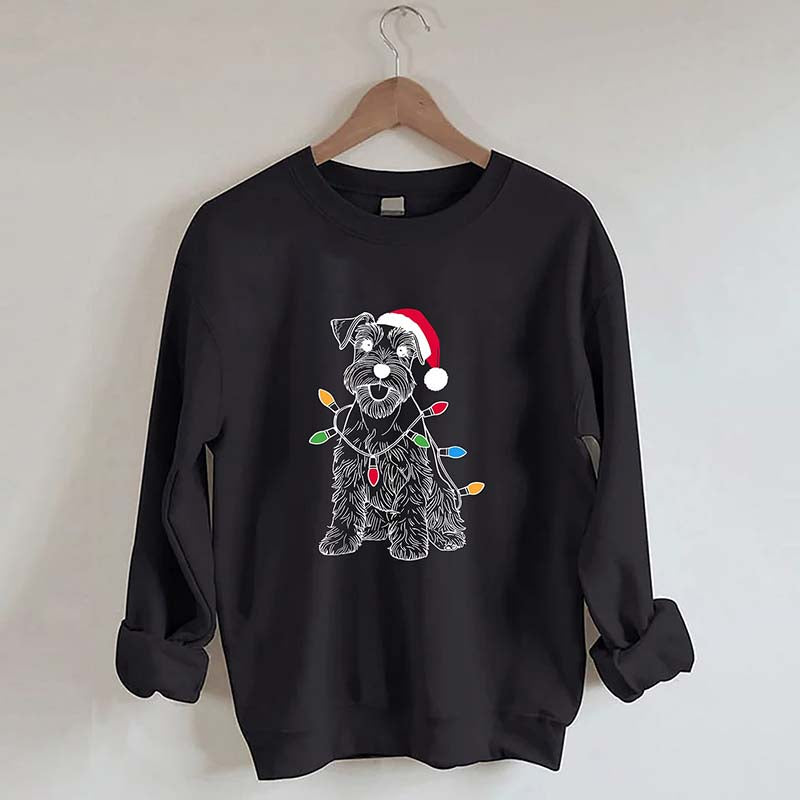 Miniature Schnauzer Christmas Sweatshirt