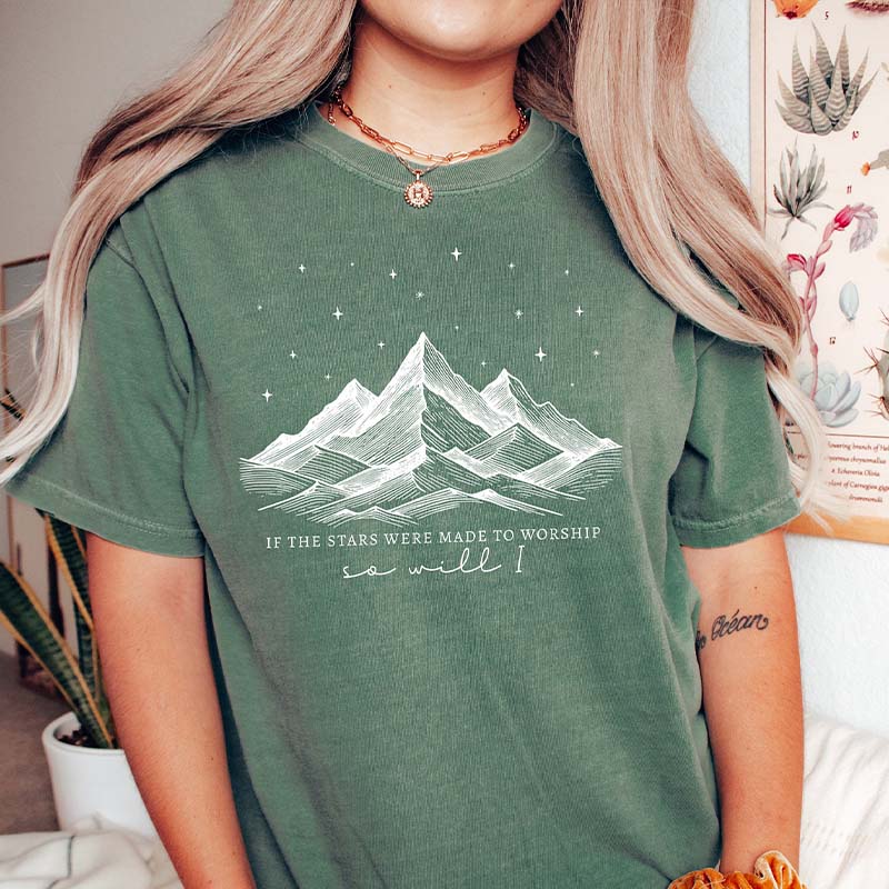 If The Stars Were Made To Worship Religious T-Shirt