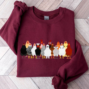 Chicken Funny Farmer Farm Sweatshirt