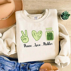 Peace Love Pickles Sweatshirt