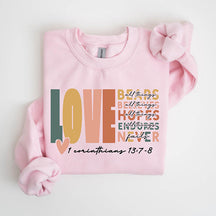 Boho Inspirational Church Bible Verse Sweatshirt