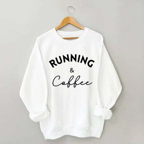 Running And Coffee Sweatshirt