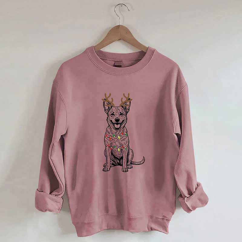 Heeler Australian Cattle Dog Christmas Sweatshirt