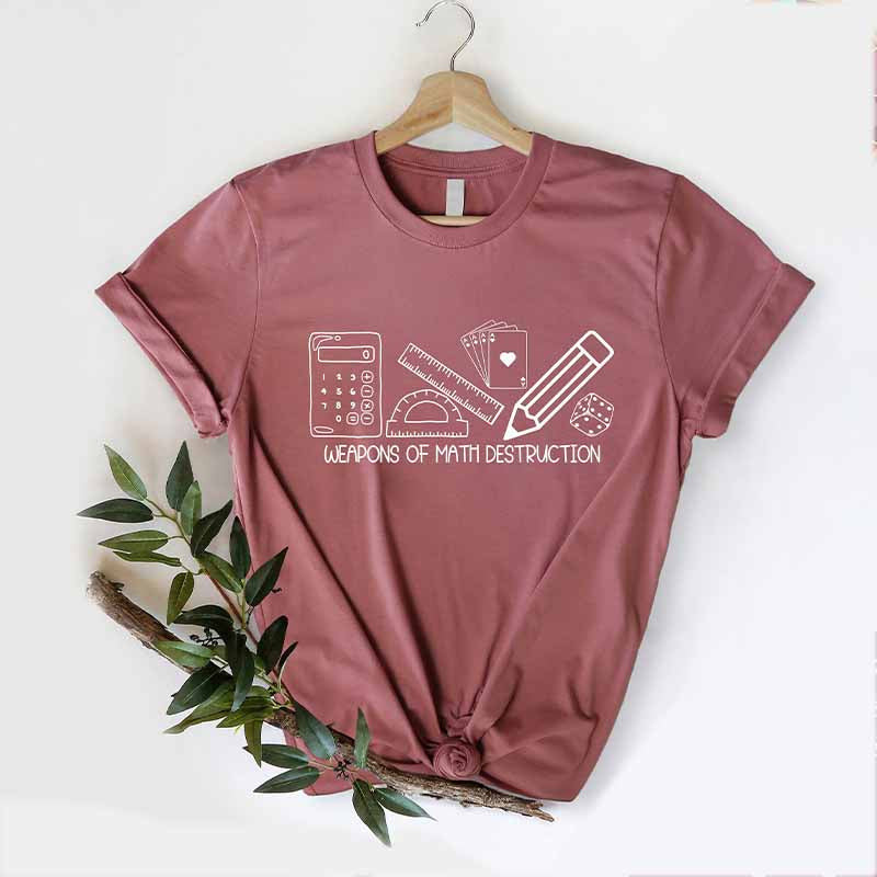 Weapons of Math Destruction Teacher T-Shirt