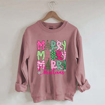 Merry Christmas Snowflake Sweatshirt