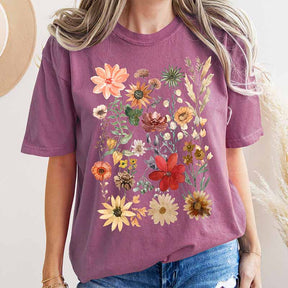 Fall Wildflower Comfort Colors T-Shirt