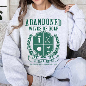 Funny Golf Club Wife Sweatshirt