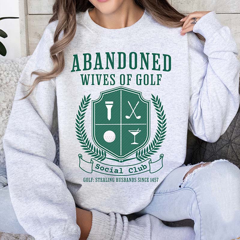 Funny Golf Club Wife Sweatshirt